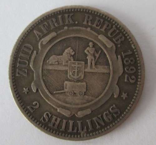 1892 ZAR TWO SHILLING