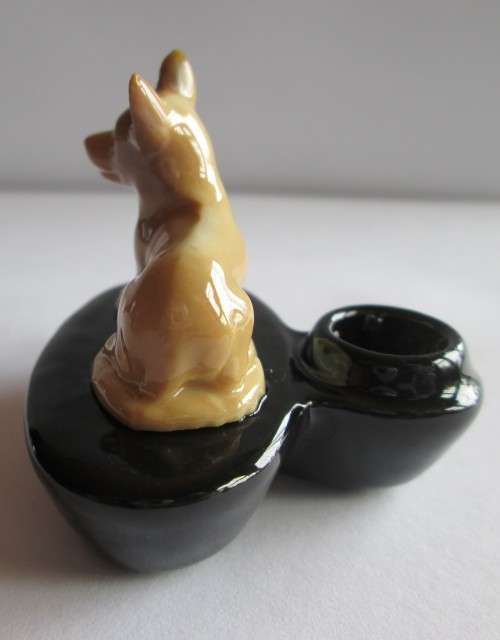 WADE CORGI ZOO LIGHTS CANDLE HOLDER CORGI FIRST WHIMSIES DERIVATIVES 1957-1962 (SEE DESCRIPTION)