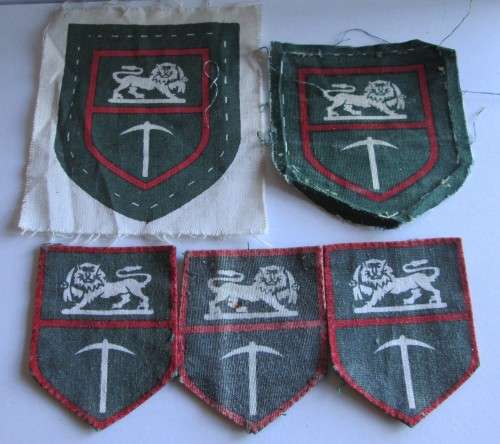 RHODESIAN ARMY FORMATION PATCHES (LOT)