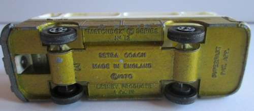 1970`s SETRA COACH No 12 SUPERFAST PA. APP (MADE IN ENGLAND)