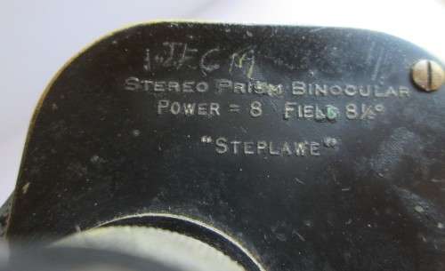 ROSS STEPLAWE 8x BINOCULARS STEREO PRISM 8 - 8 1/2 No 197467 IN CASE