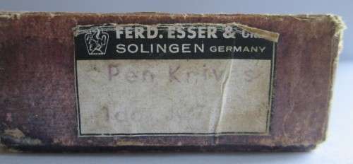 FERNANDO ESSER & G.A. SOLIGEN PEN KNIVES "HORSE BRAND" (x5) - IN ORGINAL BOX