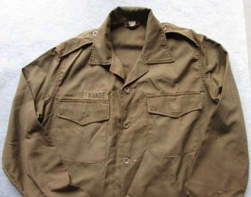 SADF NUTRIA LONG SLEEVE BROWNS SHIRT (SEE DESCRIPTION)