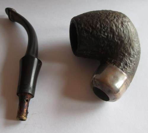 VINTAGE PETERSON's 8S STERLING SILVER PIPE 1986 DELUXE - DUBLIN IRELAND