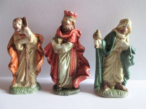 NATIVITY SCENE RELIGIOUS CHRISTMAS DECORATIONS (SET)