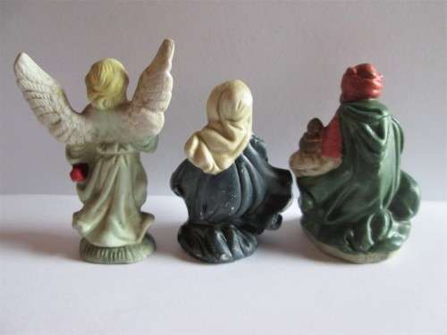 NATIVITY SCENE RELIGIOUS CHRISTMAS DECORATIONS (SET)