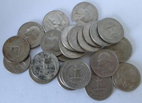 QUARTER DOLLAR UNTED STATES OF AMERICA x23 COINS LOT (SEE DESCRIPTION - DATES)