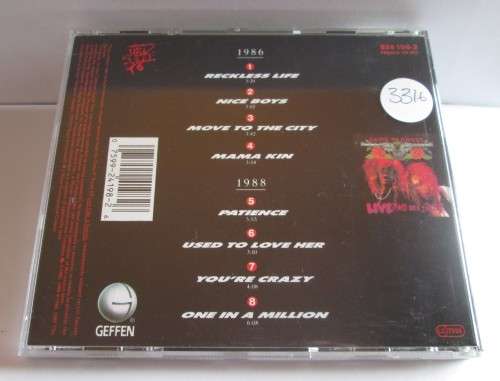 GUNS N` ROSES - LIES CD 1988 / 924 198-2 (UNTESTED)