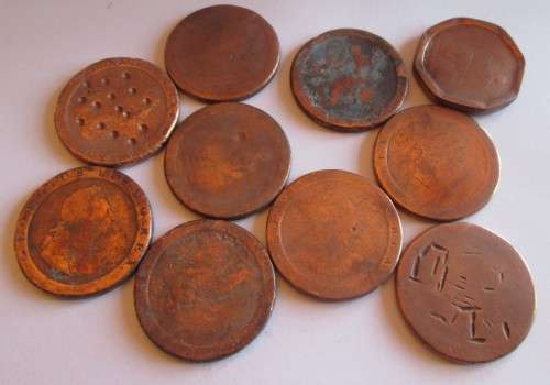 1797 GREAT BRITAIN CARTWHEEL x10 COINS (SEE DESCRIPTION)