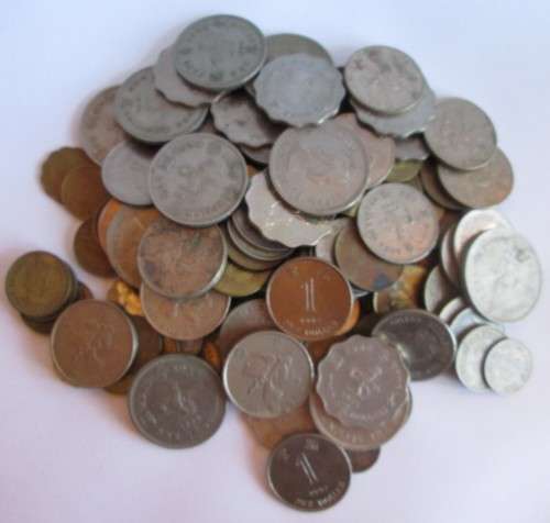 5/10/20/50 CENTS and 1/2/5/10 DOLLAR HONG KONG x147 COINS (SEE DESCRIPTION - DATES) LOT