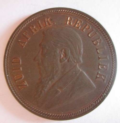 1898 PENNY ZUID AFRIK REPUBLIEK COIN