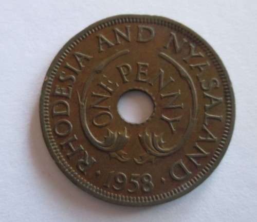 1 PENNY RHODESIA AND NYASALAND x16 COINS /LOT (SEE DESCRIPTION - DATES)