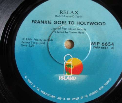 FRANKIE GOES TO HOLLYWOOD - RELAX 1984 (WIP 6654) 45 RPM