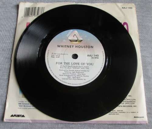 WHITNEY - SO EMOTIONAL 1987 (AAJ 140) 45 RPM
