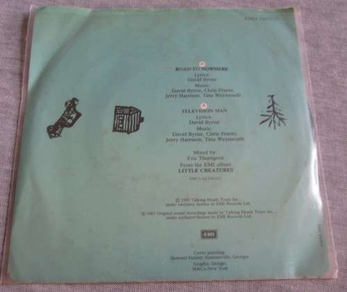 TALKING HEADS - ROAD TO NOWHERE 1985 (EMIJ 2007717) 45 RPM