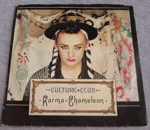 CULTURE CLUB - 1983 KARMA CHAMELEON/ THAT`s THE WAY (YS 545) 45 RPM RECORD - A3208