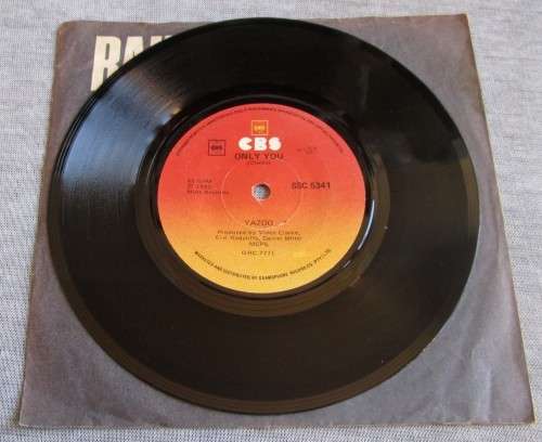 YAZOO - 1982 SITUATION/ONLY YOU (SSC 5341) 45 RPM RECORD - A3259