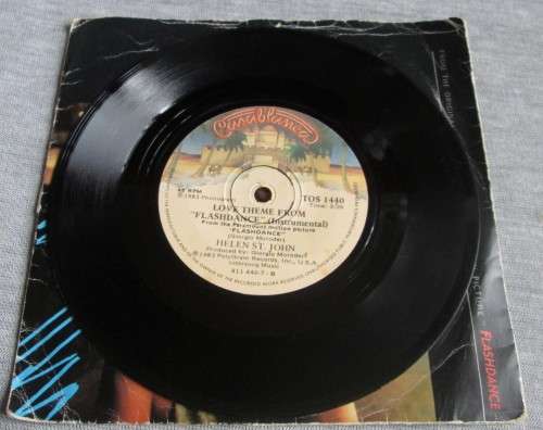 FLASHDANCE - WHAT A FEELING BY IRENE CARA 1983 (TOS 1440) 45 RPM RECORD
