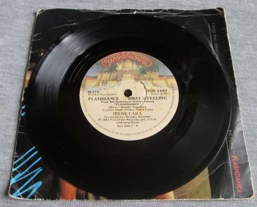 FLASHDANCE - WHAT A FEELING BY IRENE CARA 1983 (TOS 1440) 45 RPM RECORD