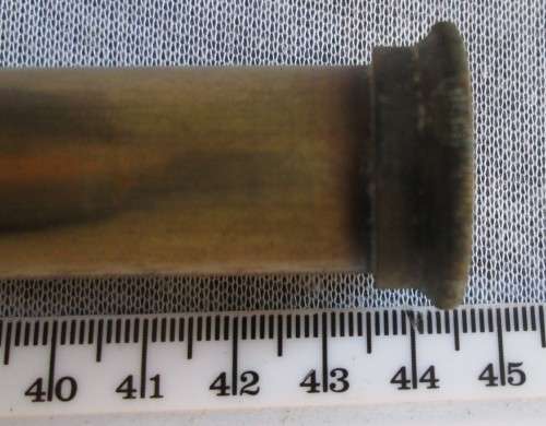 WWI FOUR DRAW TELESCOPE / BRASS `THE CUB` NEWBOLD AND BULFORD LTD LONDON SCOPE - RAKM/116