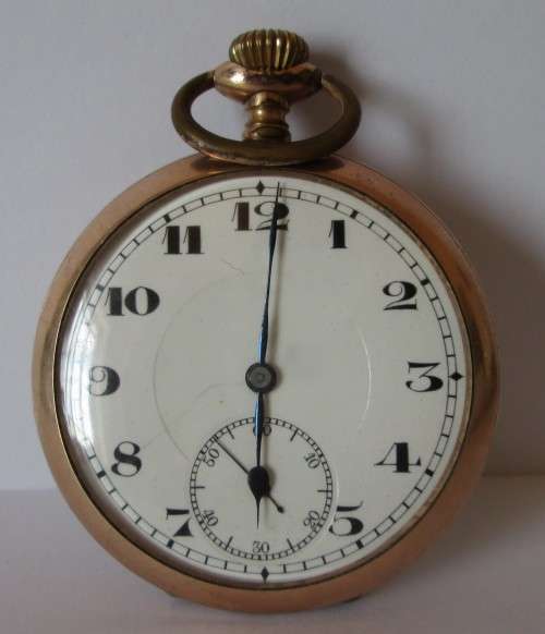 S/R 15 JEWELS SWISS MADE POCKET WATCH
