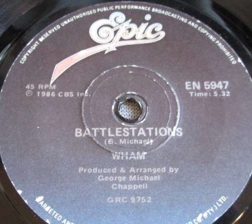 WHAM - THE EDGE OF HEAVEN 1986 (EN 5947) 45 RPM RECORD