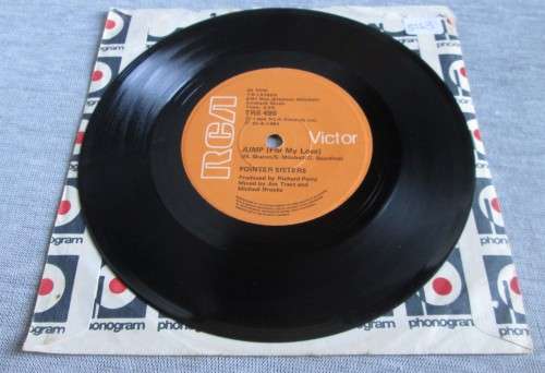 POINTER SISTERS - 1984 HEART BEAT/JUMP (FOR MY LOVE) (TRS 499) 45 RPM RECORD - A3473