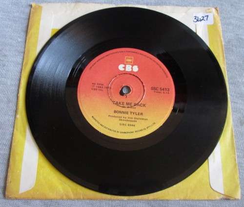 BONNIE TYLER - TOTAL ECLIPSE OF THE HEART 1982 (SSC 5413) 45 RPM