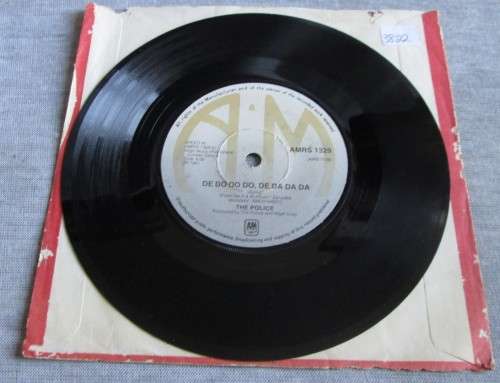 THE POLICE - DE DO DO DO 1981 (AMRS 132) 45 RPM RECORD