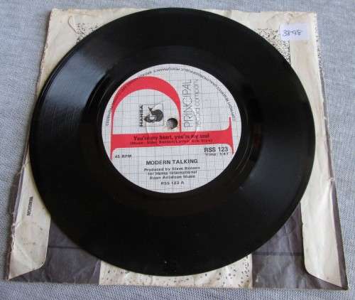 MODERN TALKING - YOU`RE MY HEART YOU`RE MY SOUL (RSS 123) 45 RPM RECORD