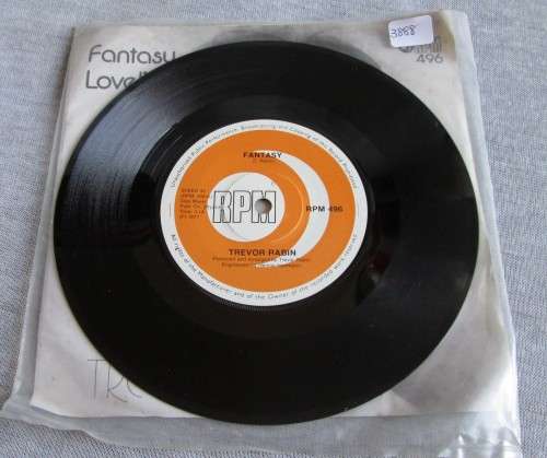 TREVOR RABIN - 1977 LOVELIFE/FANTASY (RPM 496) 45 RPM RECORD - A3554