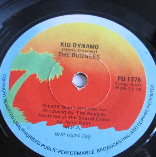 THE BUGGLES - 1979 VIDEO KILLED THE RADIO STAR/KID DYNAMO (PD 17760) 45 RPM RECORD - A3615