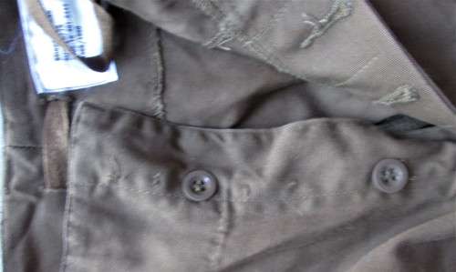 SADF `NUTRIA` FIELDDRESS BROWNS TROUSER 1989/90 (SEE DESCRIPTION)