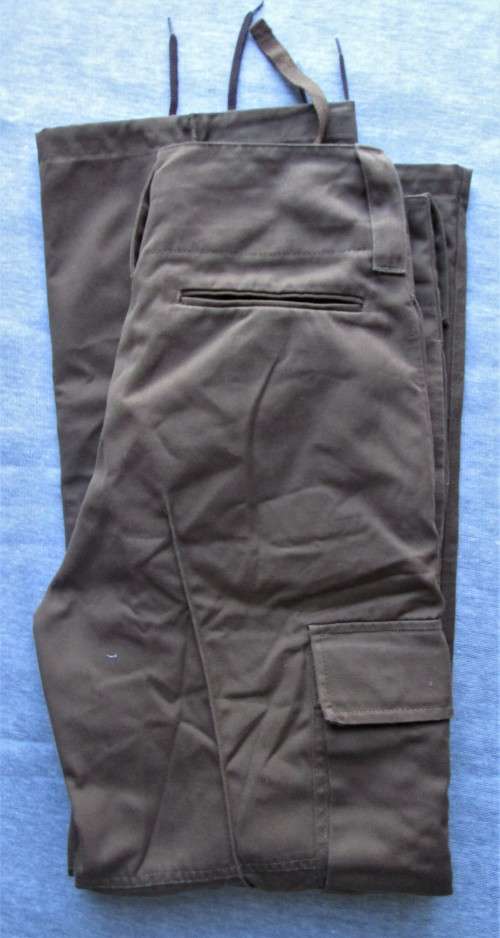 SADF `NUTRIA` FIELDDRESS BROWNS TROUSER 1989/90 (SEE DESCRIPTION)