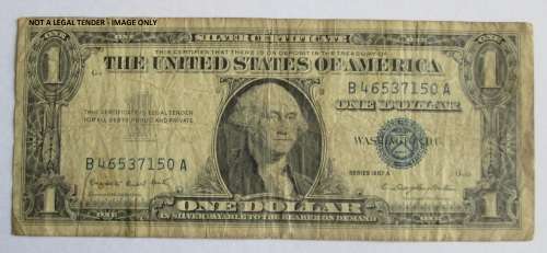 1988 ONE DOLLAR UNITED STATES OF AMERICA WASHINGTON NOTE