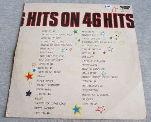 HITS ON 46 - MUSIC TEAM (TEAM 33 (L) 102) VINYL LP RECORD - A3119