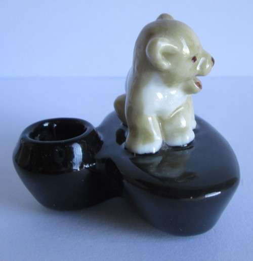 WADE LION CUB FIRST WHIMSIES ZOO LIGHTS CANDLE HOLDERS 1957-1962 (SEE DESCRIPTION)