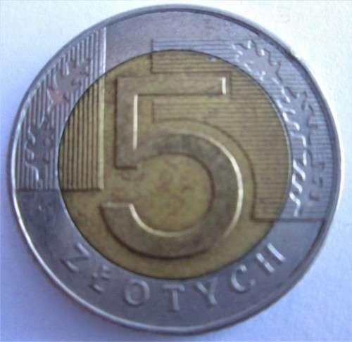 5 GROSZY POLAND 1996 COIN