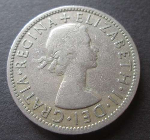 TWO SHILLING GREAT BRITAIN x10 COINS (LOT) SEE DESCRIPTION - DATES