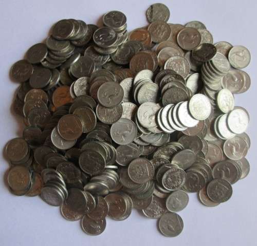 FIVE CENTS SOUTH AFRICA (LOT) 1 KILO