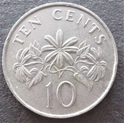 10 CENTS 1987 SINGAPORE COIN