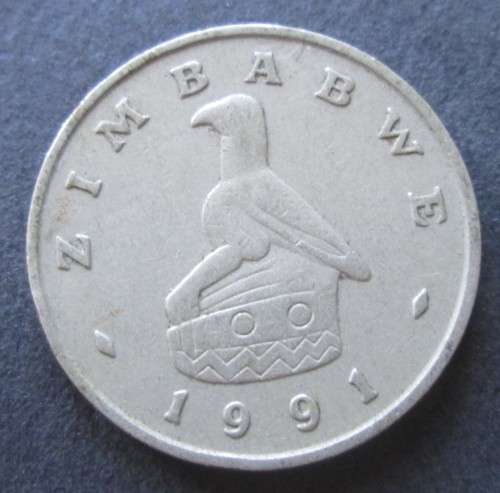 10 CENTS 1991 ZIMBABWE COIN