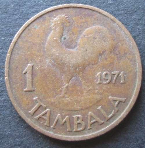 1 TAMBALA 1971 MALAWI COIN
