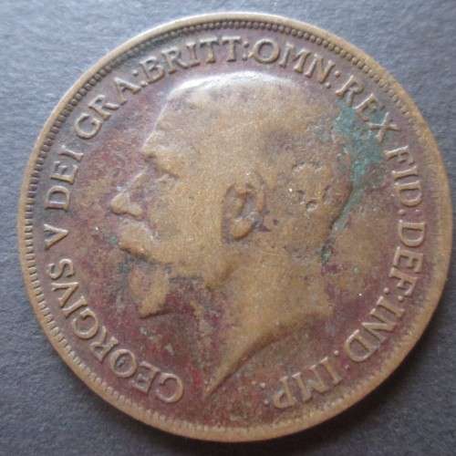 ONE PENNY 1914 GREAT BRITAIN COIN