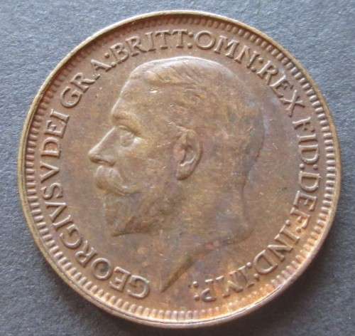 1926 FARTHING GREAT BRITAIN COIN