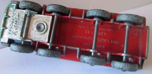 ERGOMATIC CAB PIPE TRUCK No 10 MADE IN ENGLAND - LESNEY