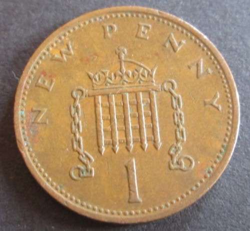 ONE NEW PENNY 1971 GREAT BRITAIN COIN