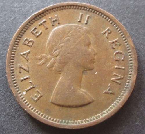 ¼ PENNY (FARTHING) 1953 UNION OF SOUTH AFRICA COIN - C148