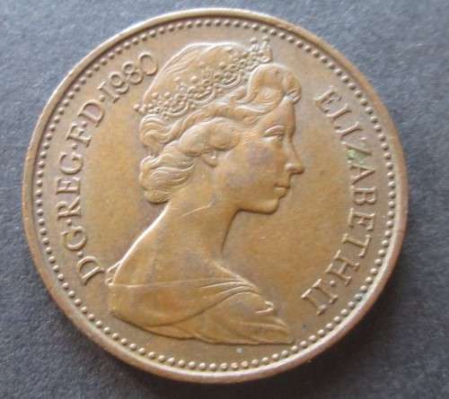 NEW PENNY 1980 GREAT BRITAIN COIN