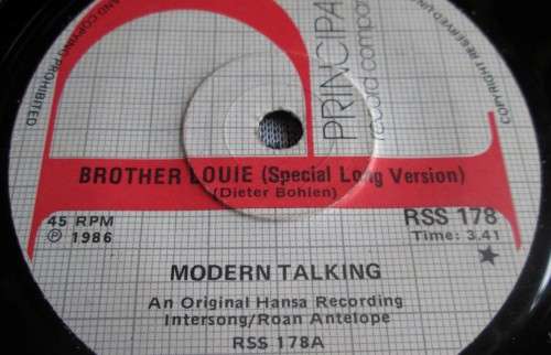 MODERN TALKIING - BROTHER LOUIE (RSS178) 45RPM RECORD - S6